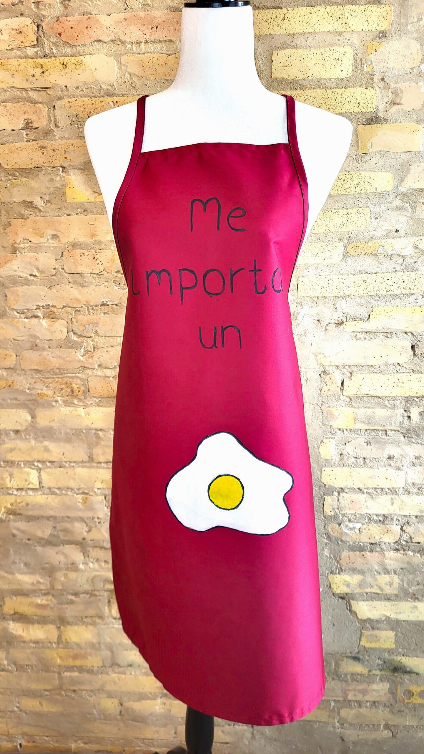 delantal de cocina pintado a mano, delantales cocina, delantales pintados a mano, hand painted apron, aprons