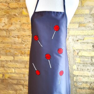delantal de cocina pintado a mano, delantales personalizados, delantales pintados, hand painted apron