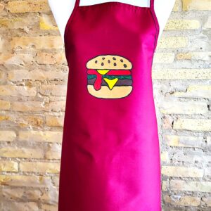 delantales de cocina, delantales pintados a mano, delantales originales, delantales personalizados