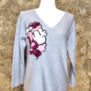 jersey pintado a mano, sueter pintado a mano