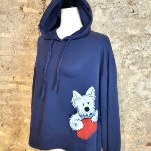 sudadera pintada a mano