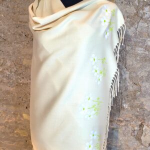 pashminas pintadas a mano, pashminas originales, pañuelo pintado a mano, pañuelos personalizados, hand painted pashmina