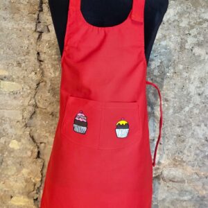 delantal cocina niño, delantales pintados a mano, hand painted kids apron