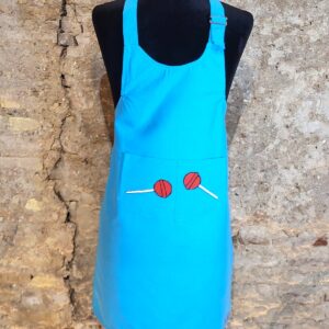 delantal de cocina de niño, delantales pintados a mano, hand painted kids apron