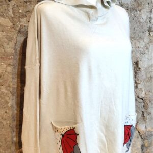Sudadera pintada a mano, sudadera personalizada, sudadera original