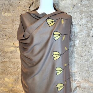 pañuelos pintados a mano, pashminas pintadas a mano, pashminas originales, hand painted pashminas, hand painted handkerchives