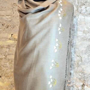 pañuelos pintados a mano, pashminas pintadas a mano, hand painted handkerchieves