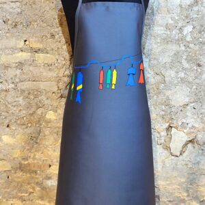 delantales pintados a mano, delantales falleros, delantales valencia, hand painted aprons