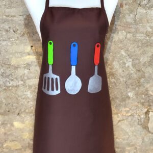 delantal pintado a mano, delantal cocina pintado, delantales personalizados, hand painted apron