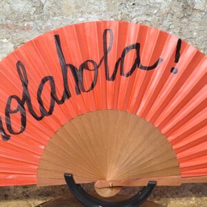 abanico pintado a mano, abanico personalizado, abanicos originales, hand painted fan