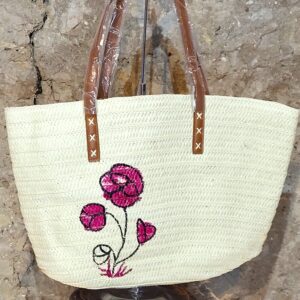 capazo pintado a mano, bolso pintado a mano, hand painted bag