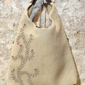 bolso pintado a mano, bolsos originales, capazo pintado a mano, hand painted bag