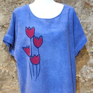camisa pintada a mano, camiseta pintada a mano, hand painted tshirt