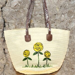 capazos pintados a mano, capazos de playa pintados, bolsos pintados a mano, pintado a mano
